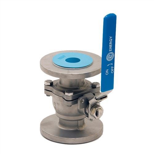 Ruostumattomasta teräksestä valmistettu palloventtiili